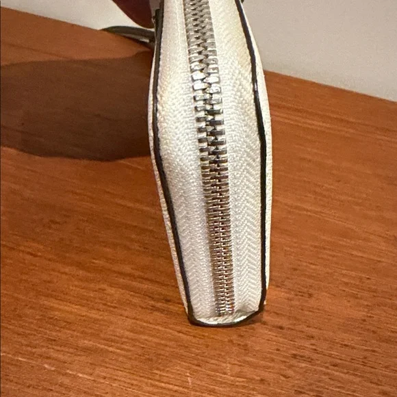 Michael Kors Ivory Wristlet with Silver Accents - Picture 6 of 9